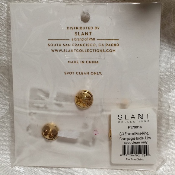 Slant Collections Set of three Enamel Pins NEW - Picture 2 of 2